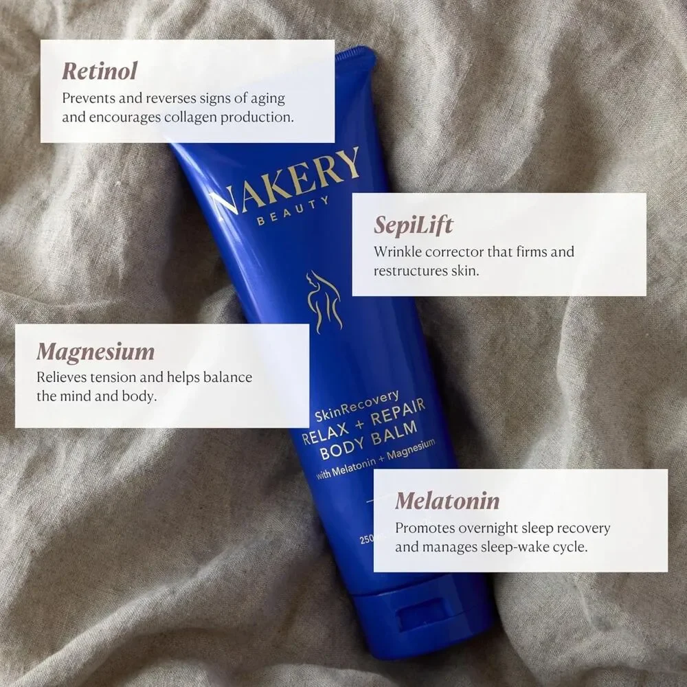Nakery Beauty - SkinRecovery - Relax + Repair Body Balm - Brand New!